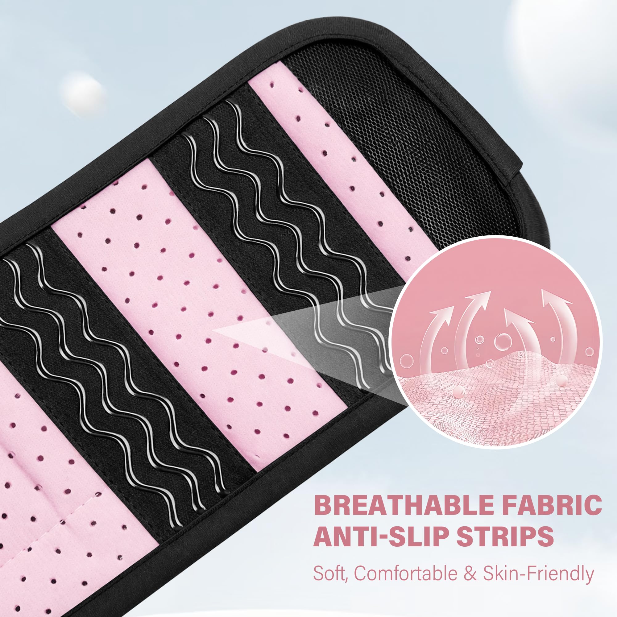 SPRING SEAON Adjustable AFO Foot Drop Brace - Unisex Left/Right Foot Up for walking with Shoes, Comfort Cushion and Wrap Compression - Improves Gait & Prevents Foot Drop/Ankle Sprains(Pink) - Image 3