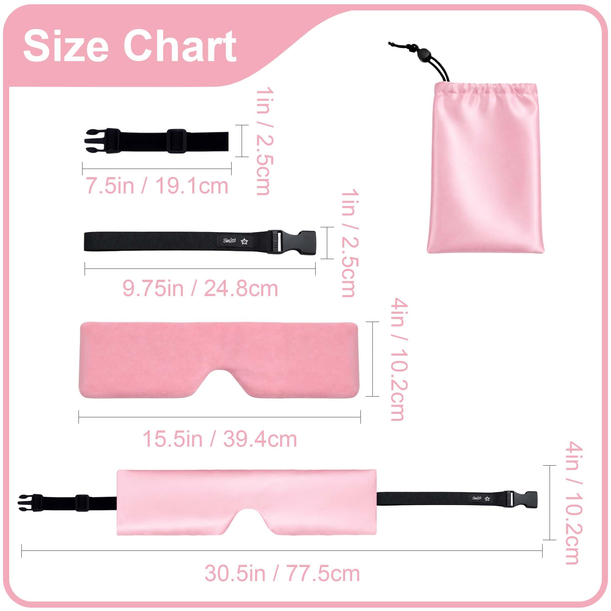 SPRING SEAON Airplane Head Strap for Sleeping, Double-Sided Airplane Eye Mask Head Holder, Adjustable Seat Sleeper Support for Plane, Car & Office Chair, Contoured Nose-Friendly Design，Pouch Included - Image 7