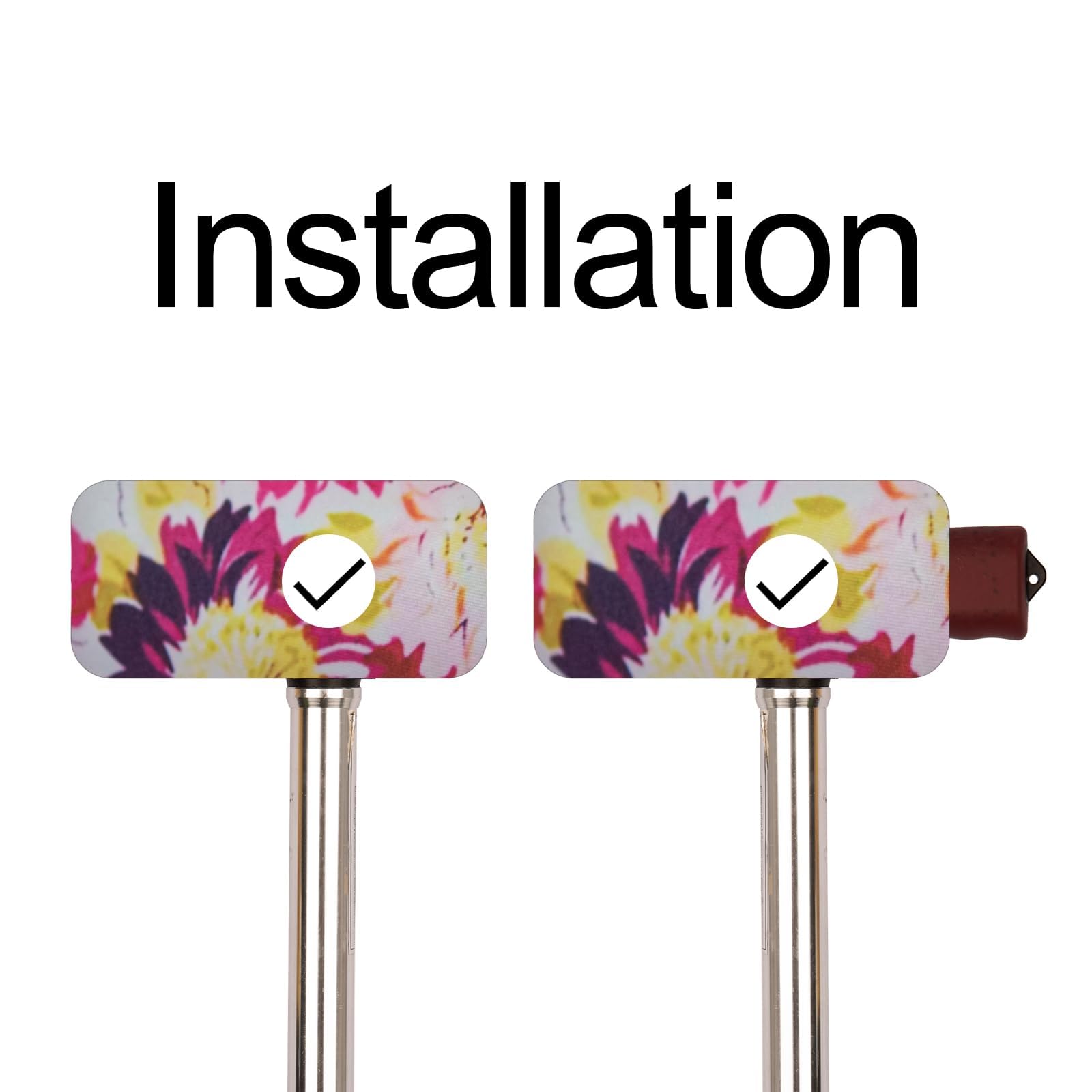 SPRING SEAON Cane Handle Covers- Replacement Grip Pad for Walking,Cushion Grip Soft Non-slip of T-Handle,Universal Fit for Most Canes & Crutch Handgrips Accessories - Image 5