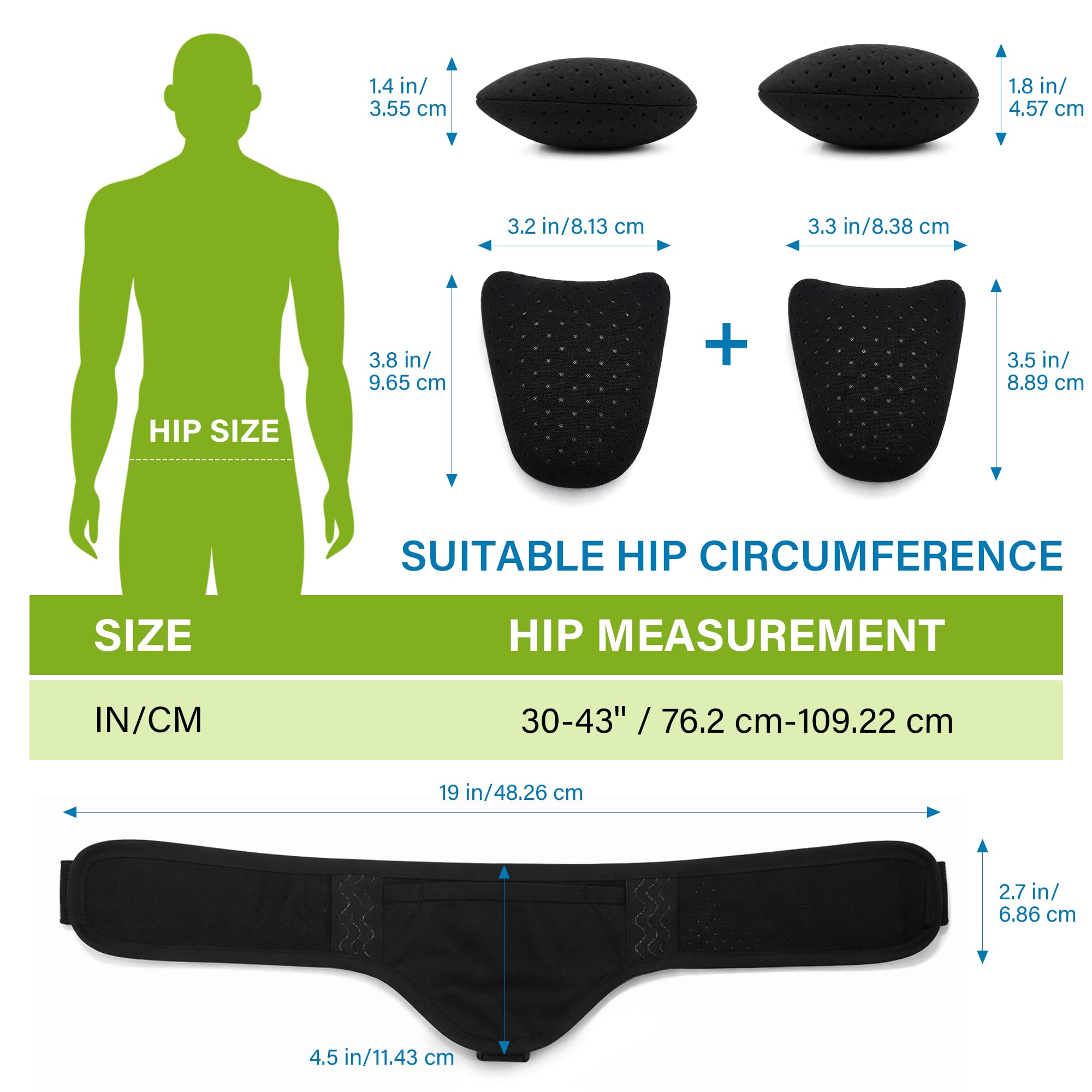 SPRING SEAON Hernia Belts with 2 Replaceable Pressure Pad for Men & Women, Inguinal Hernia Support Belt with Anti-Slip Silicone Strip, 1.5'' Thick for Discreet Wear, Home, Office, Recovery & Outdoors - Image 8