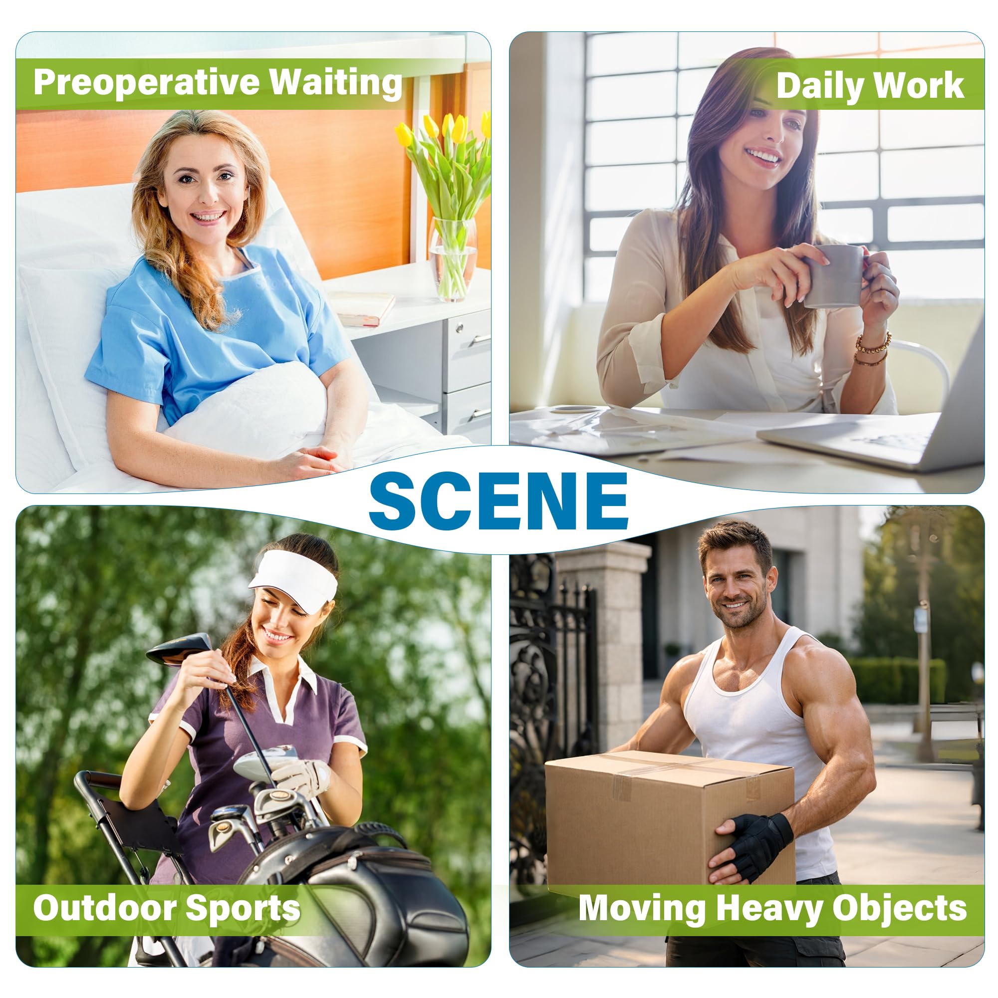 SPRING SEAON Hernia Belts with 2 Replaceable Pressure Pad for Men & Women, Inguinal Hernia Support Belt with Anti-Slip Silicone Strip, 1.5'' Thick for Discreet Wear, Home, Office, Recovery & Outdoors - Image 9