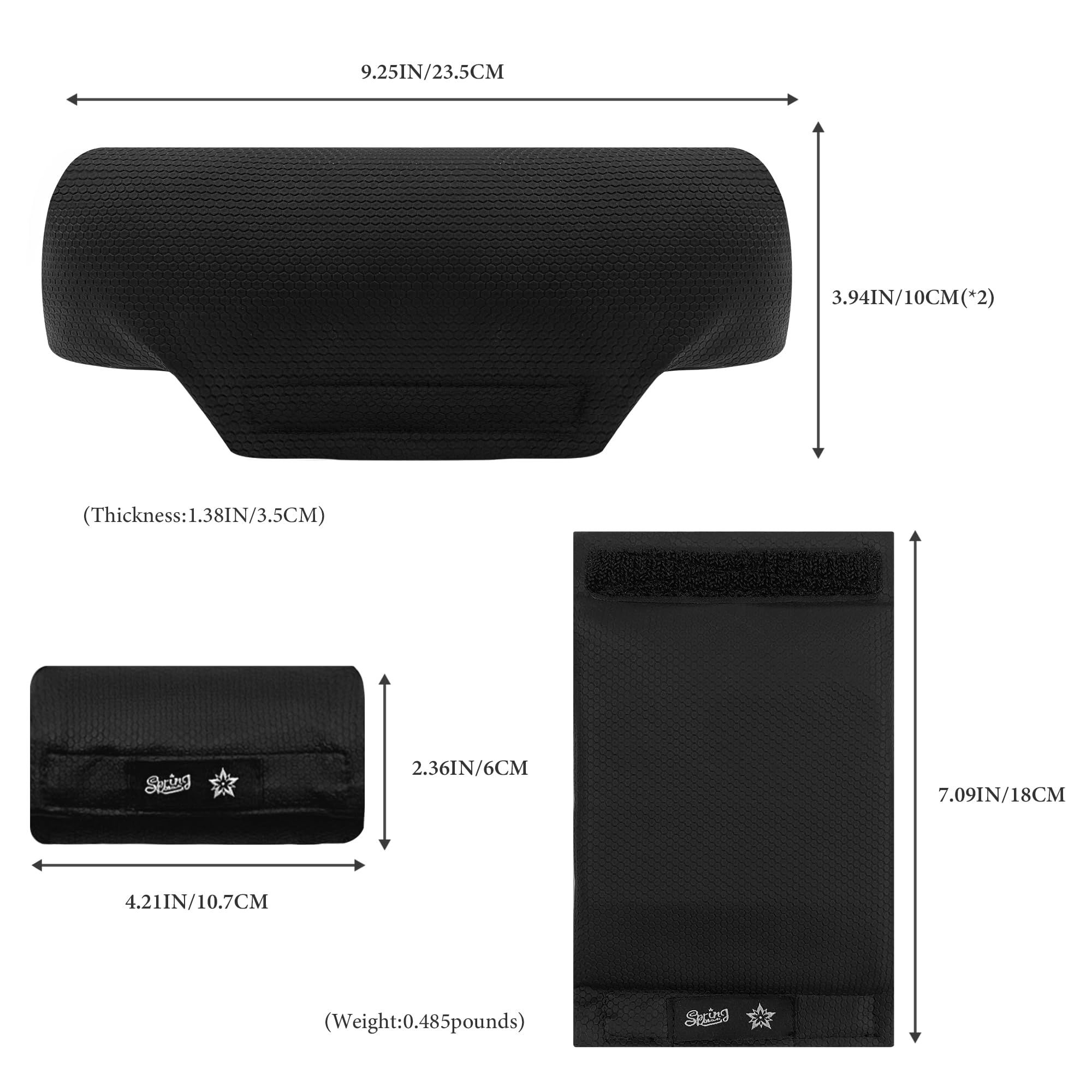 SPRING SEAON Premium Crutches Padding PU Leather Fabric Crutch Underarm Pad and Hand Grip Covers-Comfortable, Waterproof and Sweat-proof Crutches Accessories Crutch Pads for Adult & Youth - Image 5