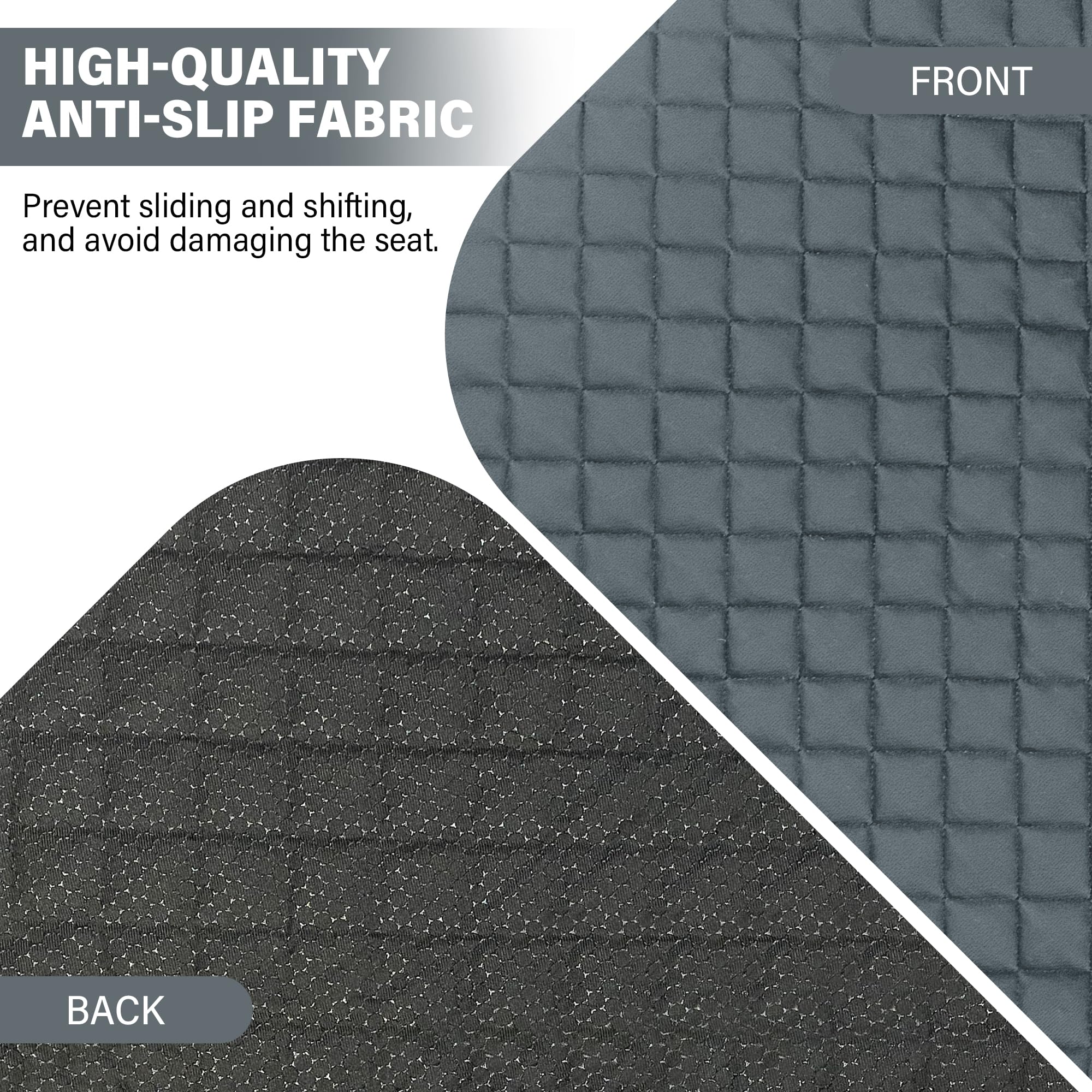 SPRING SEAON Waterproof Chair Pads for Incontinence 22"x21" – Thickened Washable Reusable Seat Protector, Non-Slip Absorbent Pad for Adults, Seniors, Wheelchair, Recliner, Car Seat & Bed(Gray, 1 Pack) - Image 5