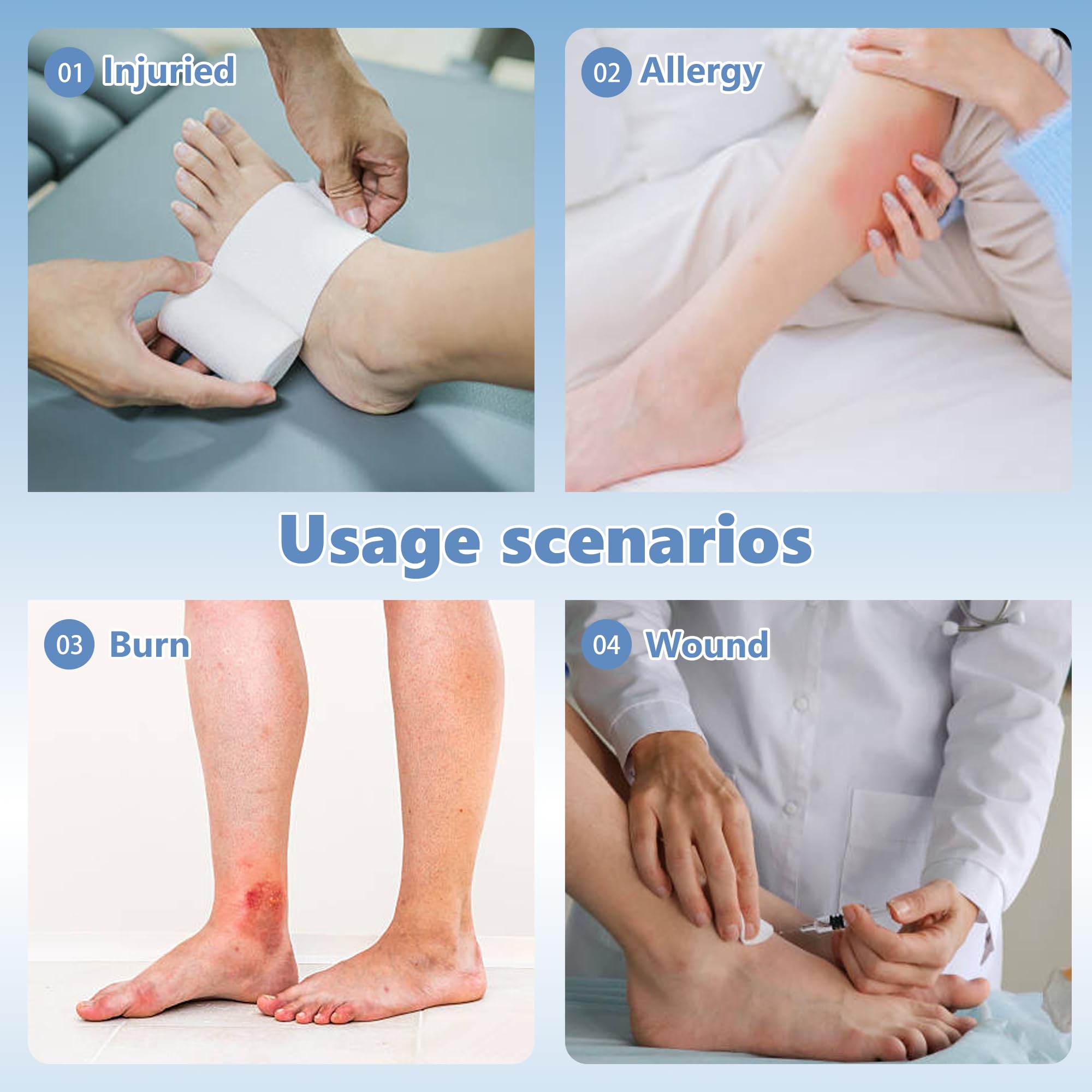 Waterproof Leg Cast Cover for Shower Adult, Reusable Foot & Ankle Cast Protector, Watertight Cast Bag for Shower with Surgery Bandage or Wound Dressing, Short Leg Cast Cover for Broken Foot Ankle Care - Image 4